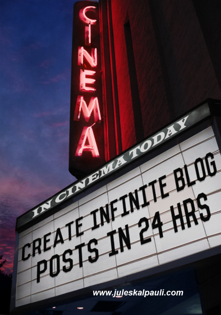 You can Create Infinite Blog Posts in 24 Hours, here is how! #contentcreation